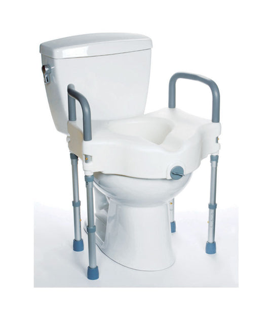 Raised Toilet Seat with Legs: MHRTSL