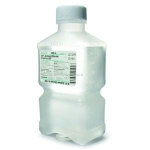 0.9% Sodium Chloride Irrigation, USP, 1000 mL (3 PACKS)