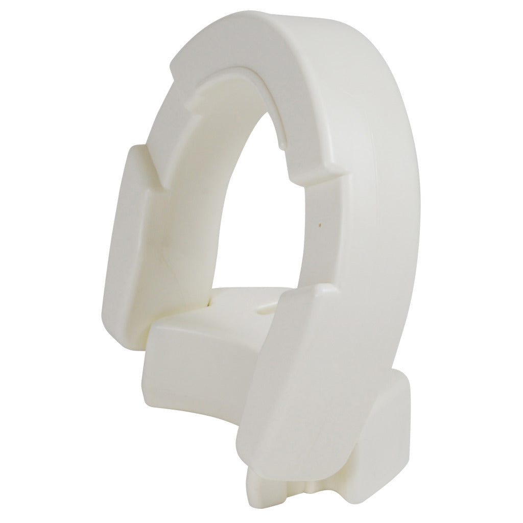 Hinged Toilet Seat Riser Elongated Seat