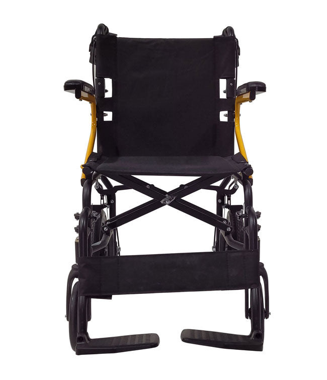 Mobb Chaise de transport à roulettes 12" Jaune MHTC12BYE