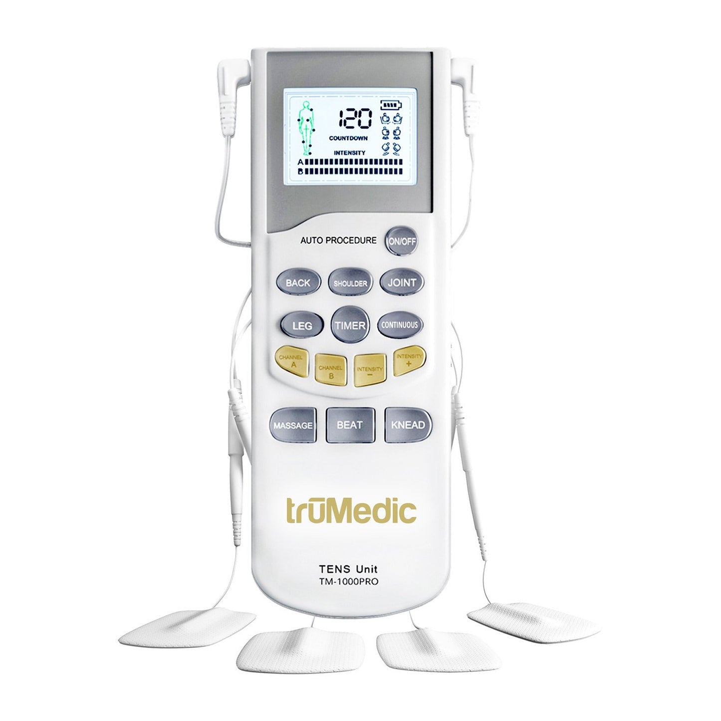 TM-1000PRO Deluxe TENS Unit Electronic Pulse Massager