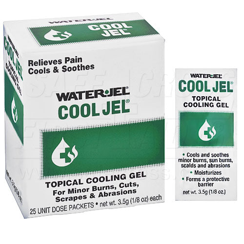 Water-Jel, Cool Jel, 3.5 g, 25-Box