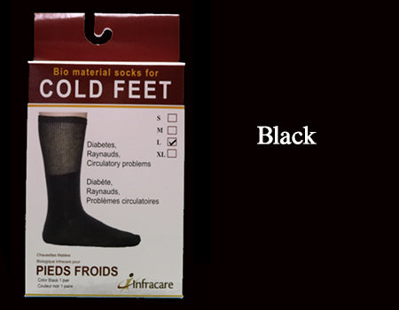 Infracare Pyro Socks for Cold Feet (Black)