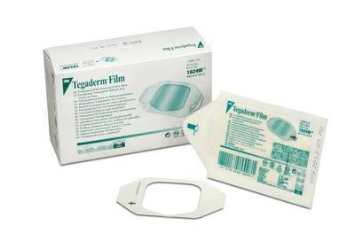 3M 1626W Tegaderm Dressing Frame Wound LF St Film 4x4-3/4", 50/Box