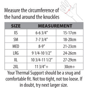 Thermal Arthritis Gloves (pair) -Core Products-Swede-o Thermal