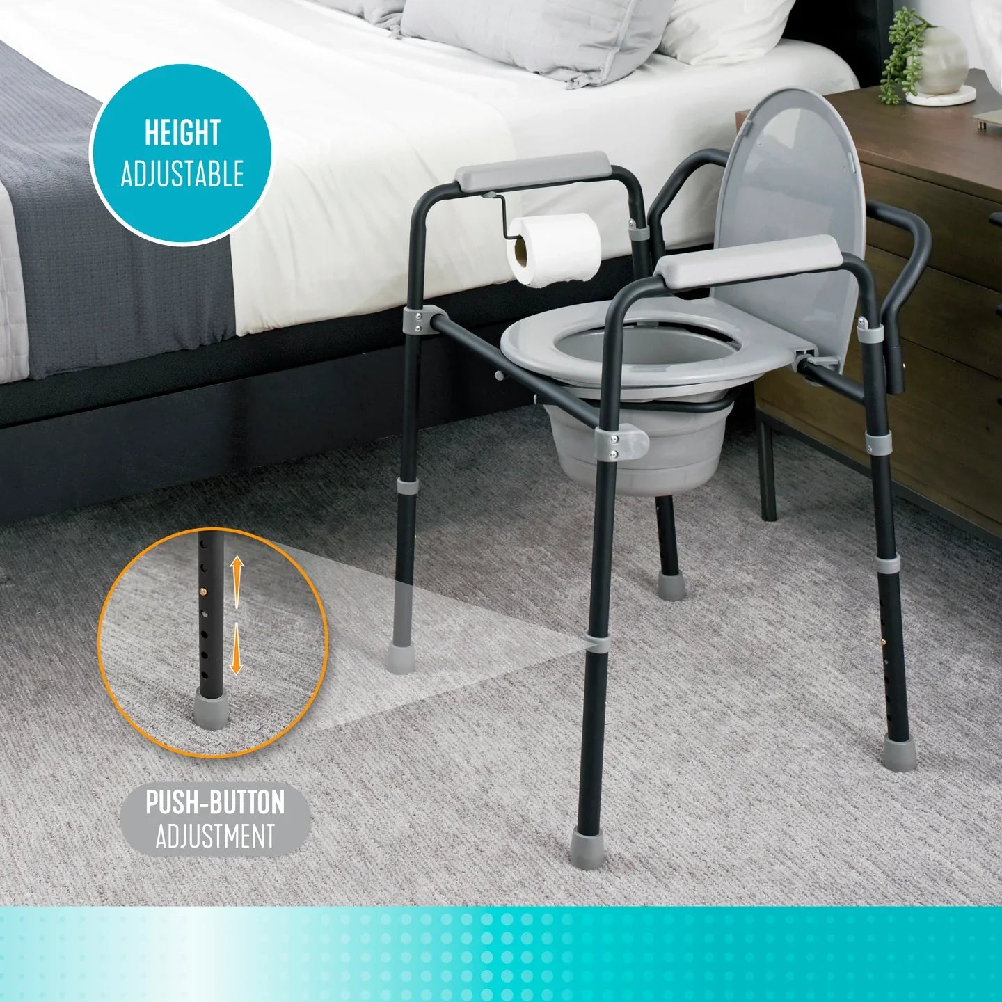 Stander Universal Bedside Commode Item # 2300