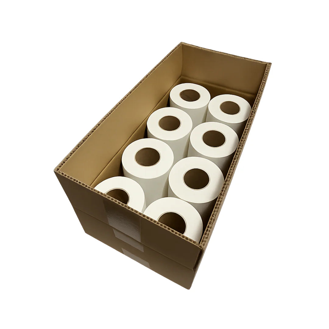 Box of 24" x 250 Ft Premium Smooth Paper Roll for Massage Table (8 Rolls/Box)