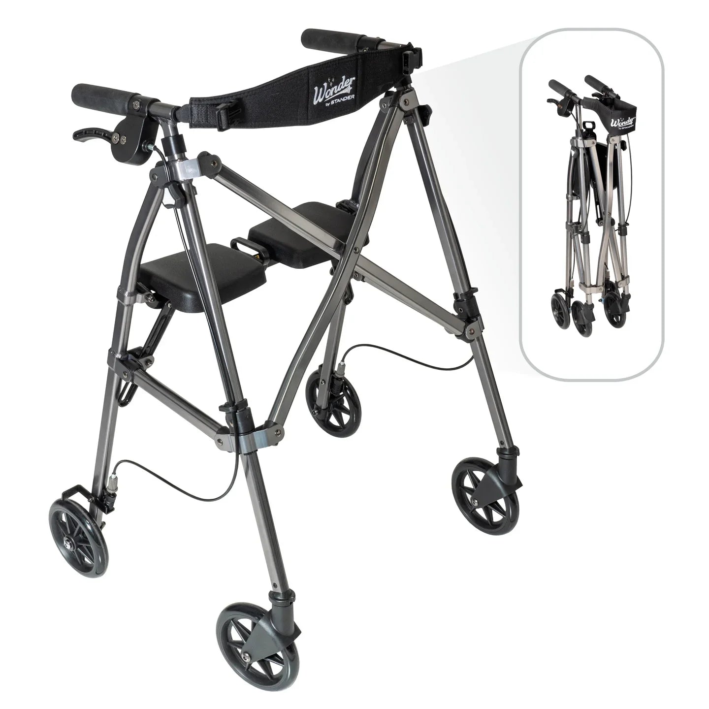 Stander Space Saver Rollator #4250