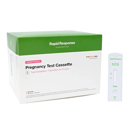 Rapid Response Urine Pregnancy Test Kit – 50 Strips Per Box