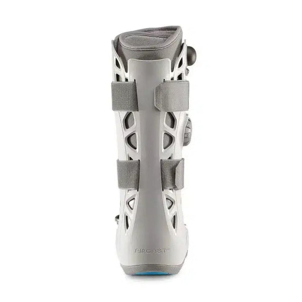 A full rear view of the standard walker boot, showing the anatomical design of the shell that provides total contact support.