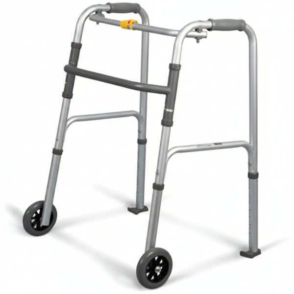 Airgo Folding Walker with 5-Inch Wheels – Lightweight Aluminum Mobility Aid