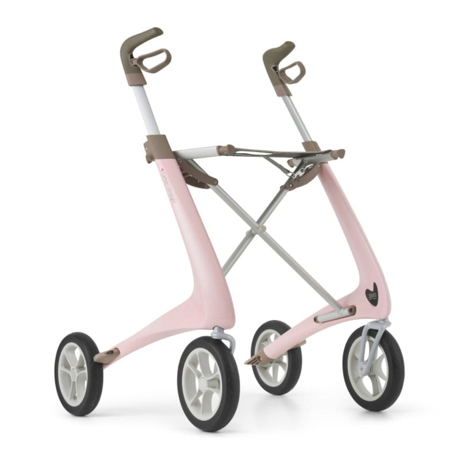 ByAcre Carbon Ultralight Rollator – Light Weight Carbon Fiber Walker (10.6 lbs)