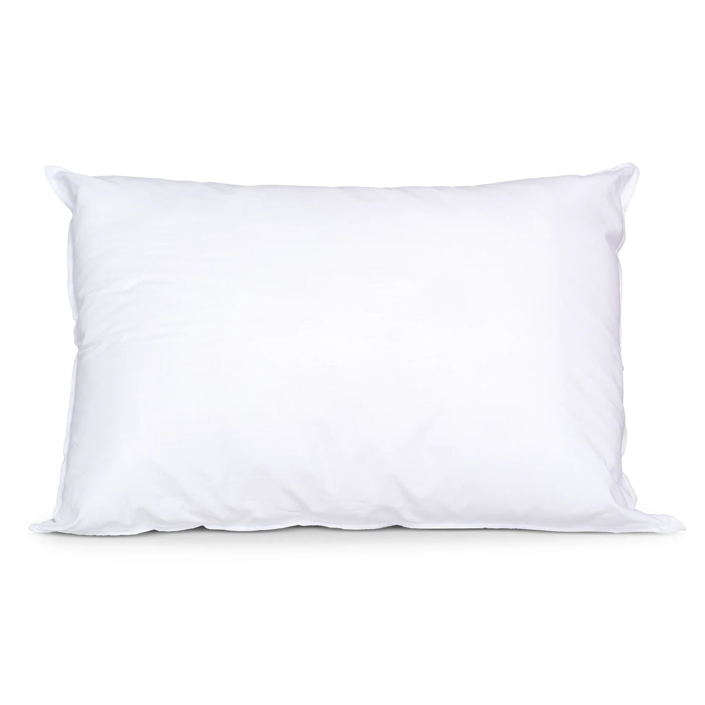 A clean, direct front view of the Chiroflow Waterbase Pillow showcasing its standard rectangular shape and white fabric finish.