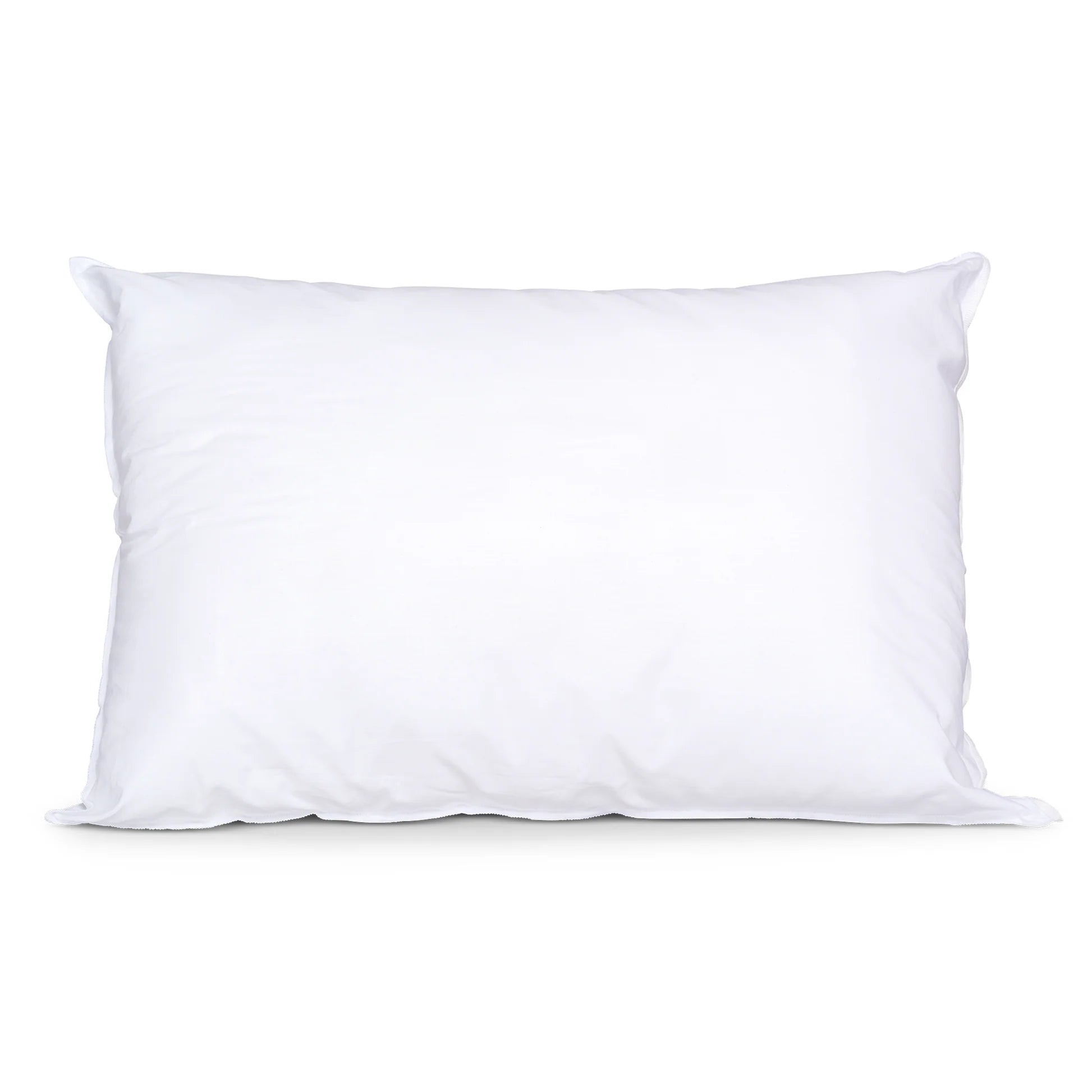 A clean, direct front view of the Chiroflow Waterbase Pillow showcasing its standard rectangular shape and white fabric finish.