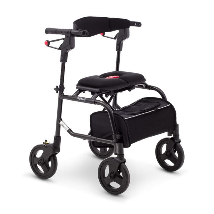Side profile of Nexus 3 Rollator