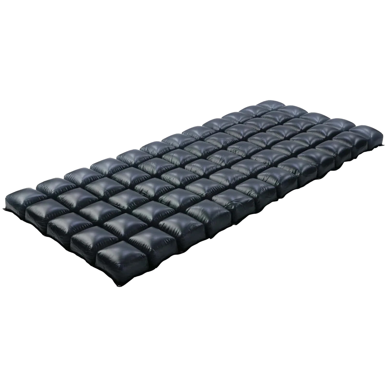 ROHO Prodigy non-powered air-filled mattress overlay system with interconnected air cells for pressure injury prevention on a transparent background.