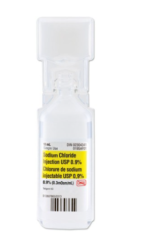 Sodium Chloride Injection USP 0.9% - 10ml Bottle (Box of 20)