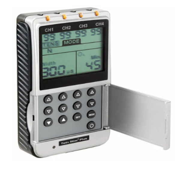 TwinStim Plus 4-Channel TENS/EMS Combo Unit – 8 Modes & AC Power