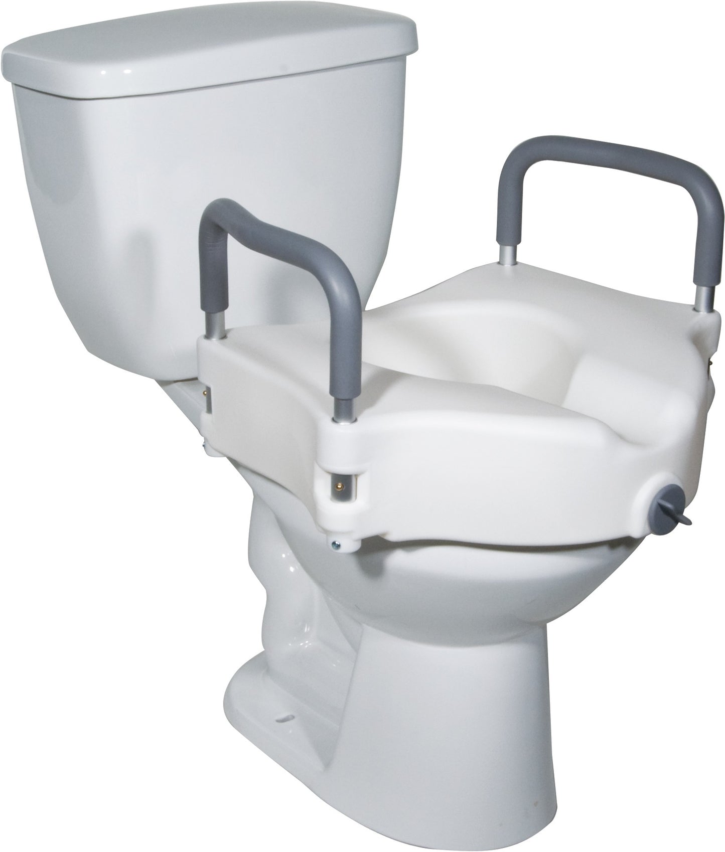 Drive-Elevated Raised Toilet Seat with Removable Padded Arms-RTL12027RA