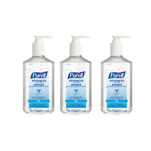 Purell Hand Sanitizer 12 oz. Pump Bottle (3 Pack)