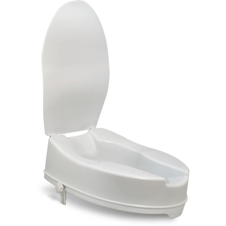 AquaSense® Elongated Raised Toilet Seat with Lid-770-629