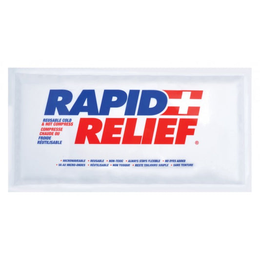 Rapid Relief Hot-Cold Pack 6"x10" pack of 4