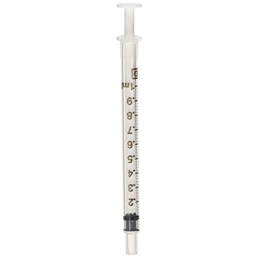 BD 305217 Oral Dispensing Syringe with Tip Cap General Purpose 1ml (Non-Sterile) Clear 500 Count
