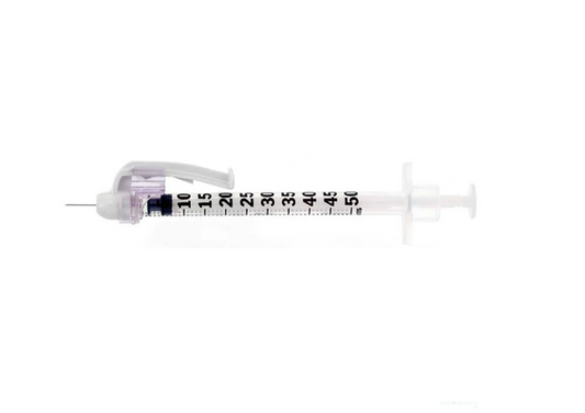 BD 305932 Safetyglide™ Insulin Syringes | 0.5mL | 29G x 1/2" - 100 per Box