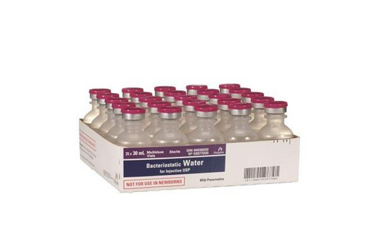 Bacteriostatic Water 30ml - 25 Pack