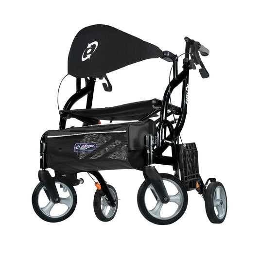 Airgo Fusion F23 Side-Folding Rollator & Transport Chair -700-932-For Tall