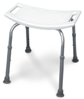 Deluxe Aluminum Shower Bench without Back RTL12203KDR