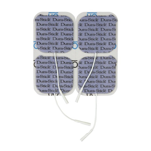 Chattanooga Dura-Stick  Self Adhesive Electrodes, 2" x 2" Square-42198-16 pads -CEFAR 1490-EXP