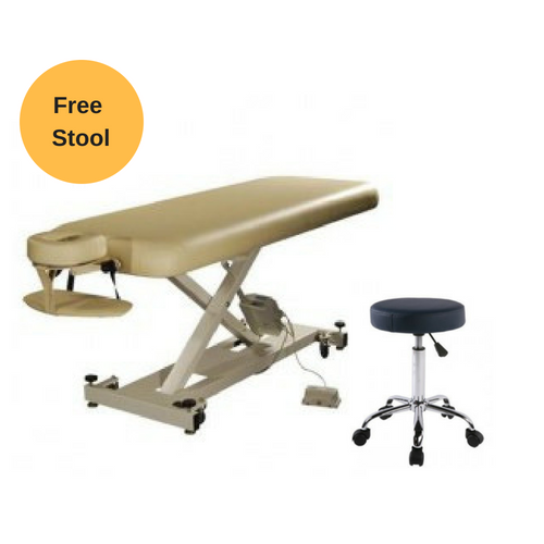 Athena Classic Electronic Massage Table Includes a Free Stool-Black Color only