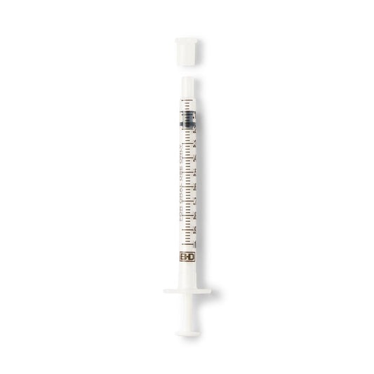 BD 305219 Oral Syringe W/Tip Cap, Clear 10 mL  (100/Bx)