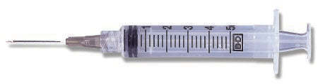 BD 309634 Luer-Lok™ Syringes with PrecisionGlide™ Needles | 5mL | 20G x 1" - 100 per Box