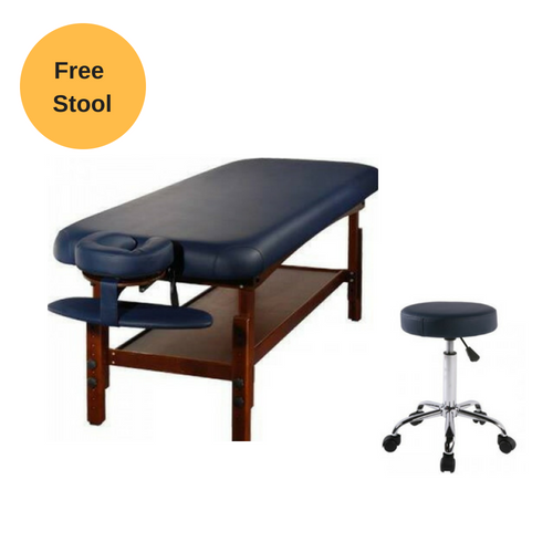 Fully Loaded Deluxe Stationary Massage Table Includes a Free Stool