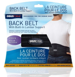 The Obus Forme Back Belt - Male - Large