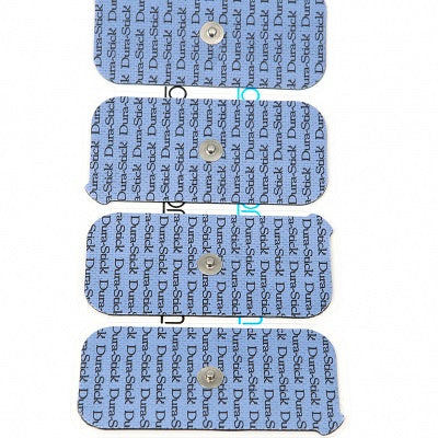 Electrodes Dura-Stick Plus Clip 50x100mm Cefar Compex-42202 =4 packs ( 16 PADS)