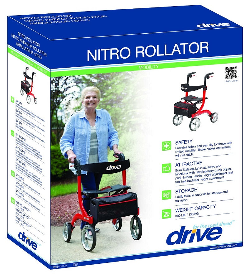 Nitro Euro Style Rollator Walker