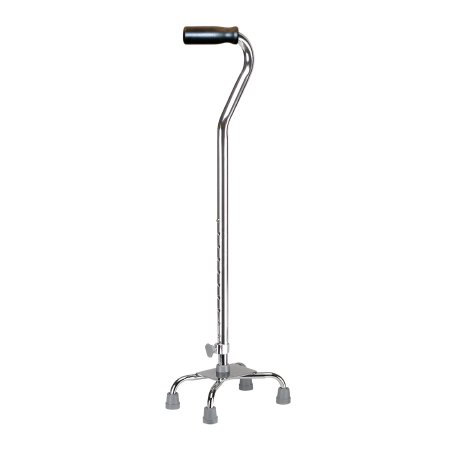 Small Base Quad Cane drive™ Aluminum 30 to 39 Inch Height Chrome 10301