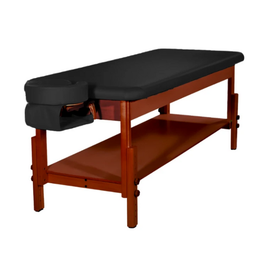 EF Series Classic 30" Stationary Flat Massage Table - sku: 13-1415-Black