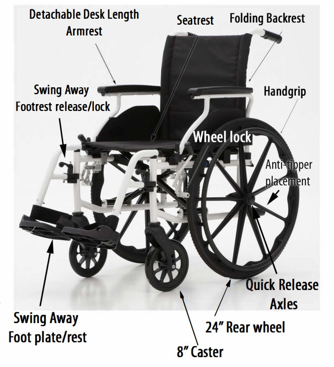 Mobb Aluminum Wheelchair