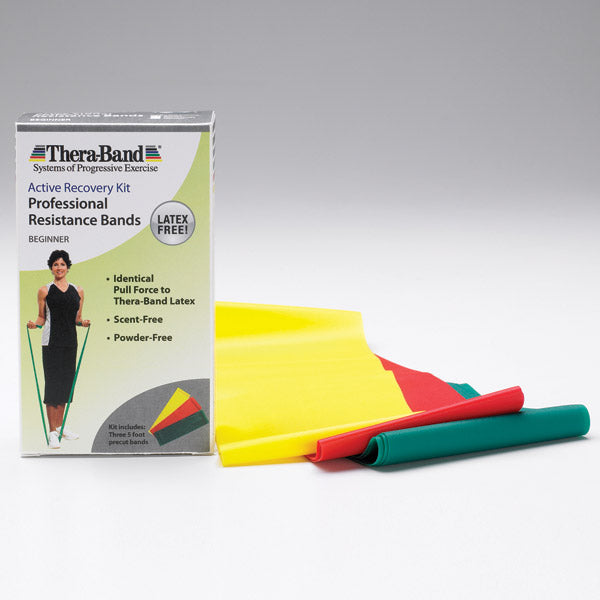 Thera Band Latex Free Active Recovery Beginner Kit