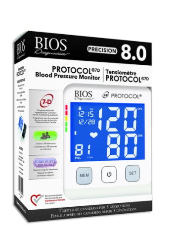BIOS Precision Series 8.0 Premium Blood Pressure Monitor -model BD240