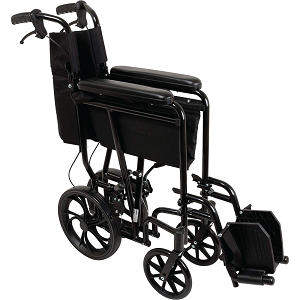 Lightweight Aluminum Transport Chair with 12" Wheels