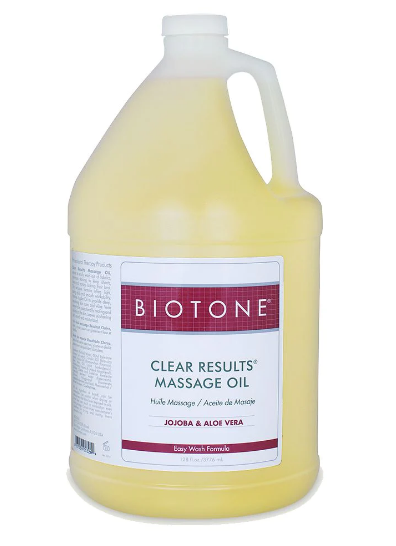 Huile de massage Biotone Clear Results 1 gallon