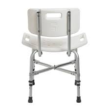 CHAISE DE DOUCHE BARIATRIQUE DE LUXE AVEC RENFORT CROISÉ