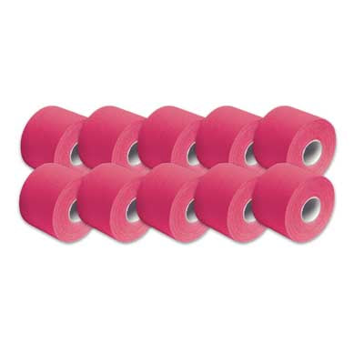 SpiderTech Made in Canada Kinesiology Therapeutic Sports Tape Pink, Case of 6 Rolls