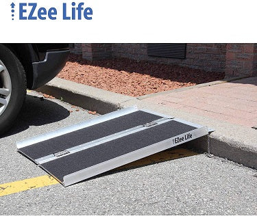 3 Foot  Single Fold Portable Ramp with Grip Tape