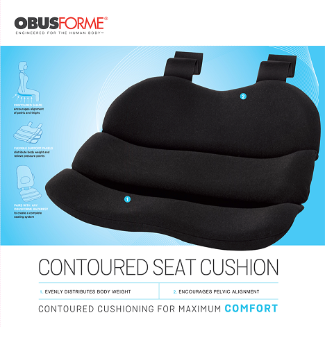Obusforme Seat Black Color
